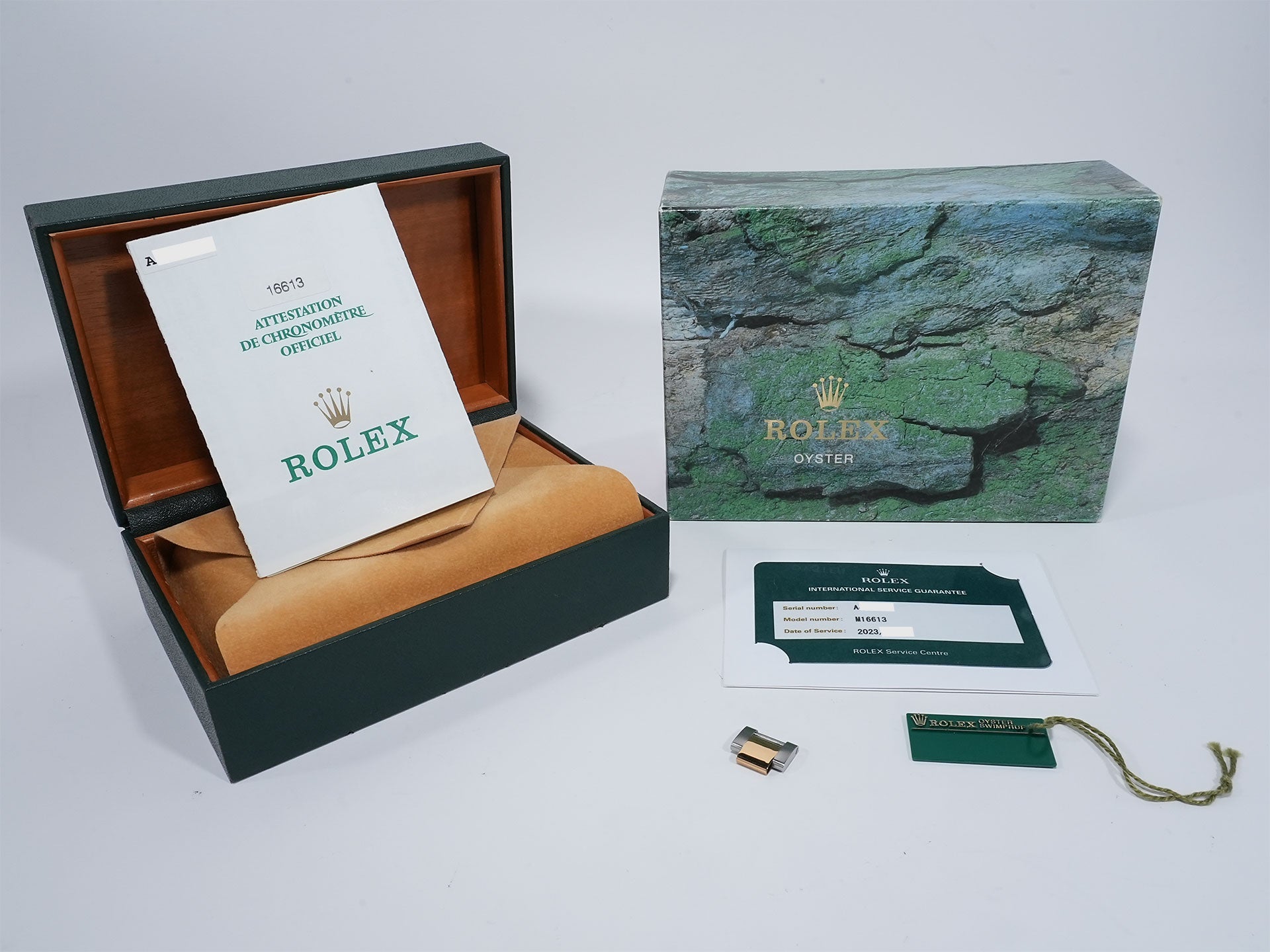 ロレックス サブマリーナー デイト Ref.16613 ステンレススチール/イエローゴールド ブルー文字盤 中古 oq2ssh44