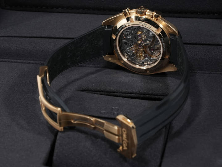 オメガ スピードマスター ムーンウォッチ プロフェッショナル コーアクシャル マスター クロノメーター クロノグラフ 42MM Ref.310.62.42.50.99.001 ムーンシャインゴールド イエロー文字盤 美中古 xht3xhr4