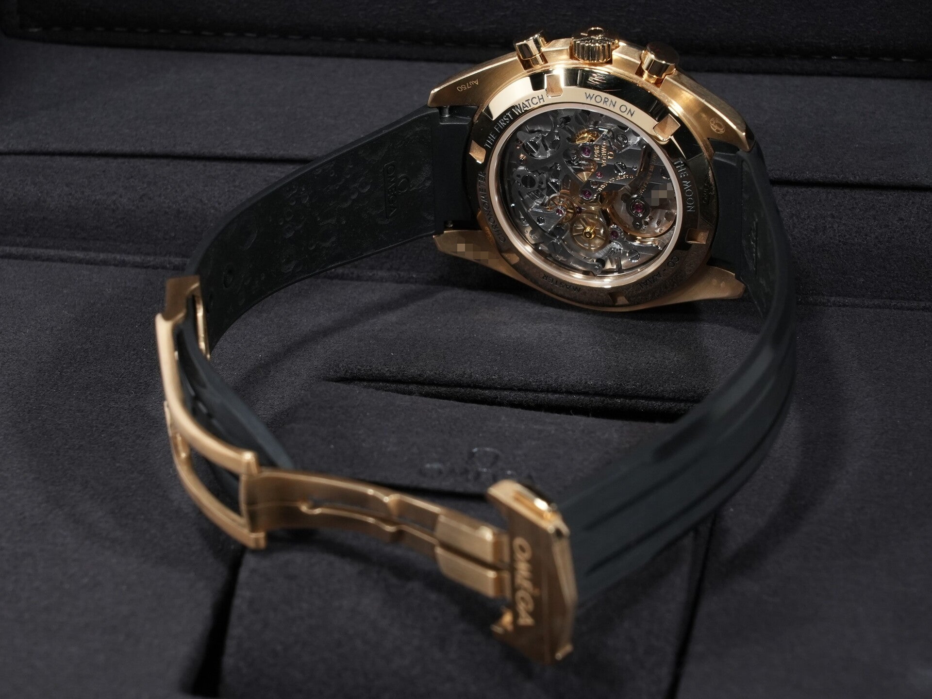 オメガ スピードマスター ムーンウォッチ プロフェッショナル コーアクシャル マスター クロノメーター クロノグラフ 42MM Ref.310.62.42.50.99.001 ムーンシャインゴールド イエロー文字盤 美中古 xht3xhr4