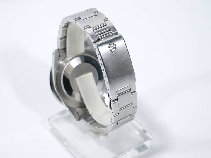 ロレックス GMTマスター Ref.1675 ステンレススチール ブラック文字盤 オイスターブレスレット 中古 qujicc3s