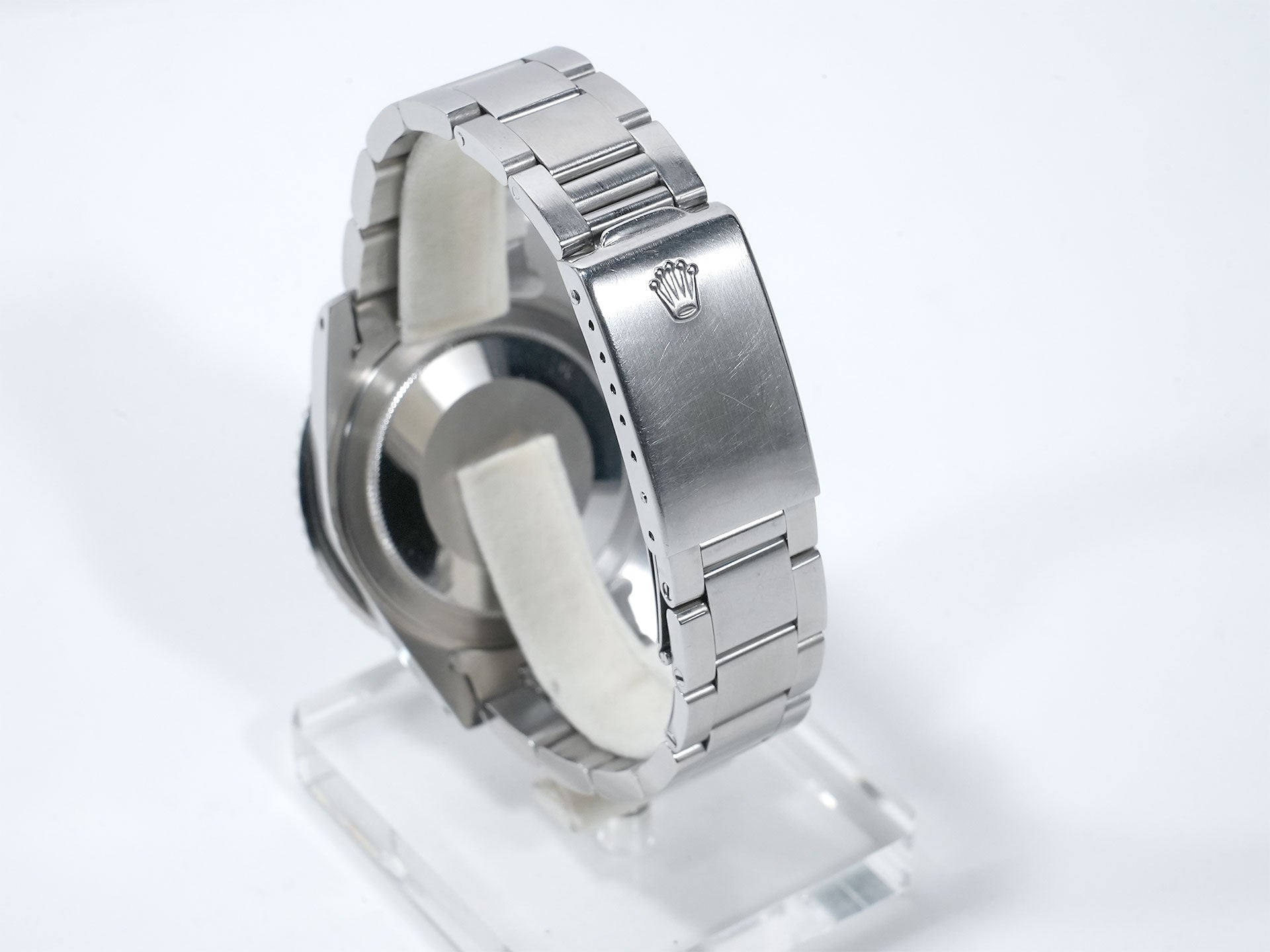 ロレックス GMTマスター Ref.1675 ステンレススチール ブラック文字盤 オイスターブレスレット 中古 qujicc3s