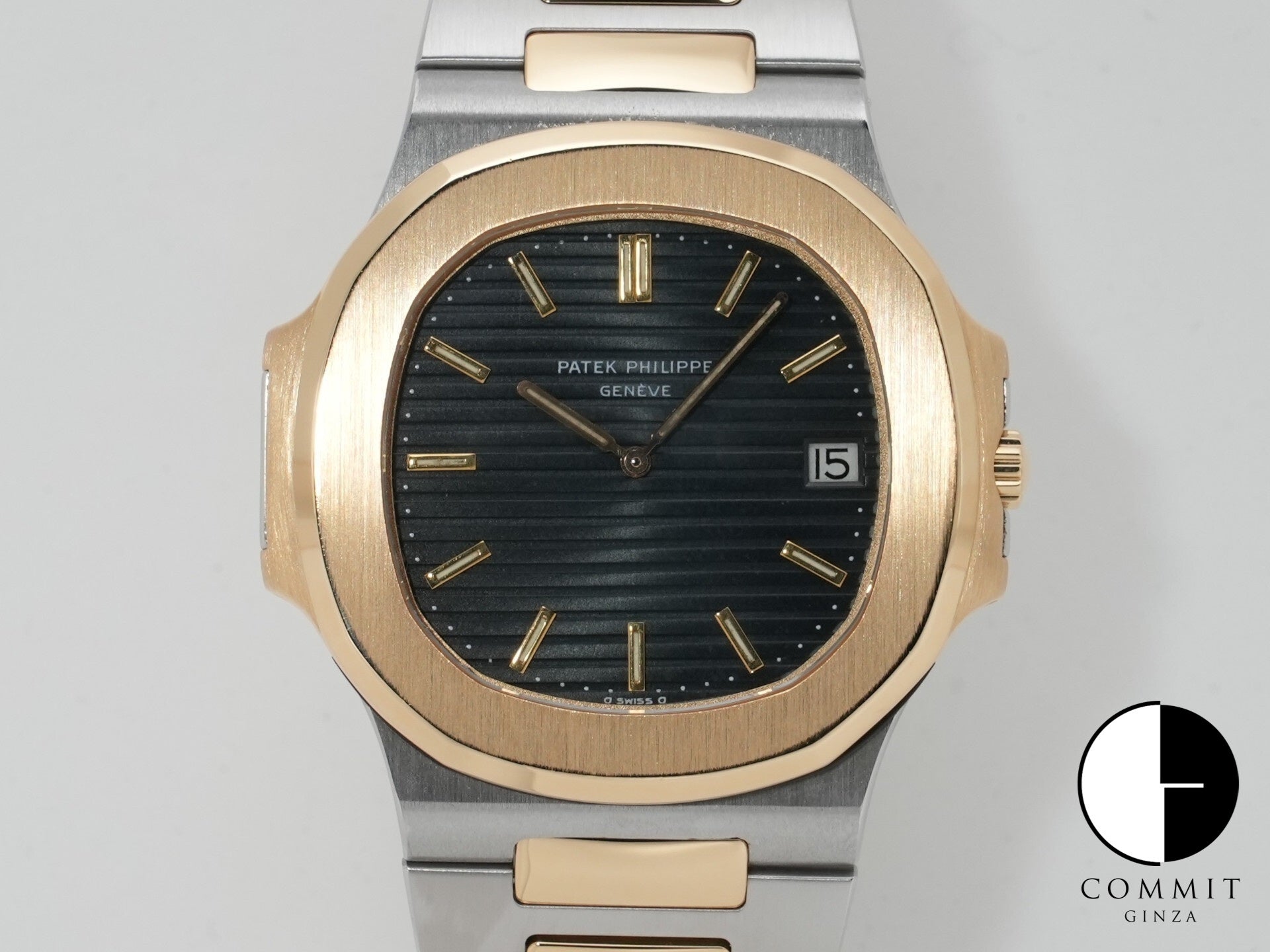 パテックフィリップ ノーチラス Ref.3700/11JA ステンレススチール/イエローゴールド ブルー文字盤 中古 4cbnc2cc