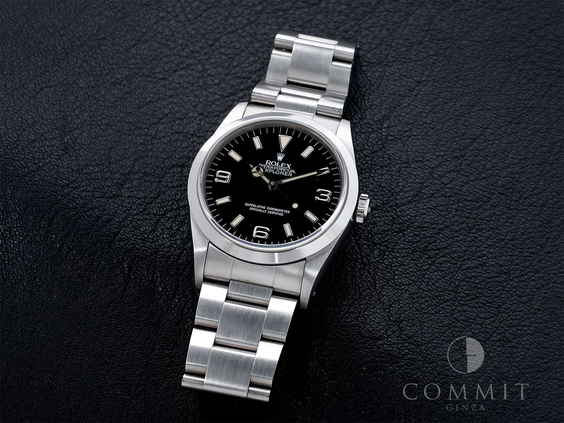 ロレックス エクスプローラーI Ref.14270 ステンレススチール ブラック文字盤 オイスターブレスレット 中古 97s8crjs