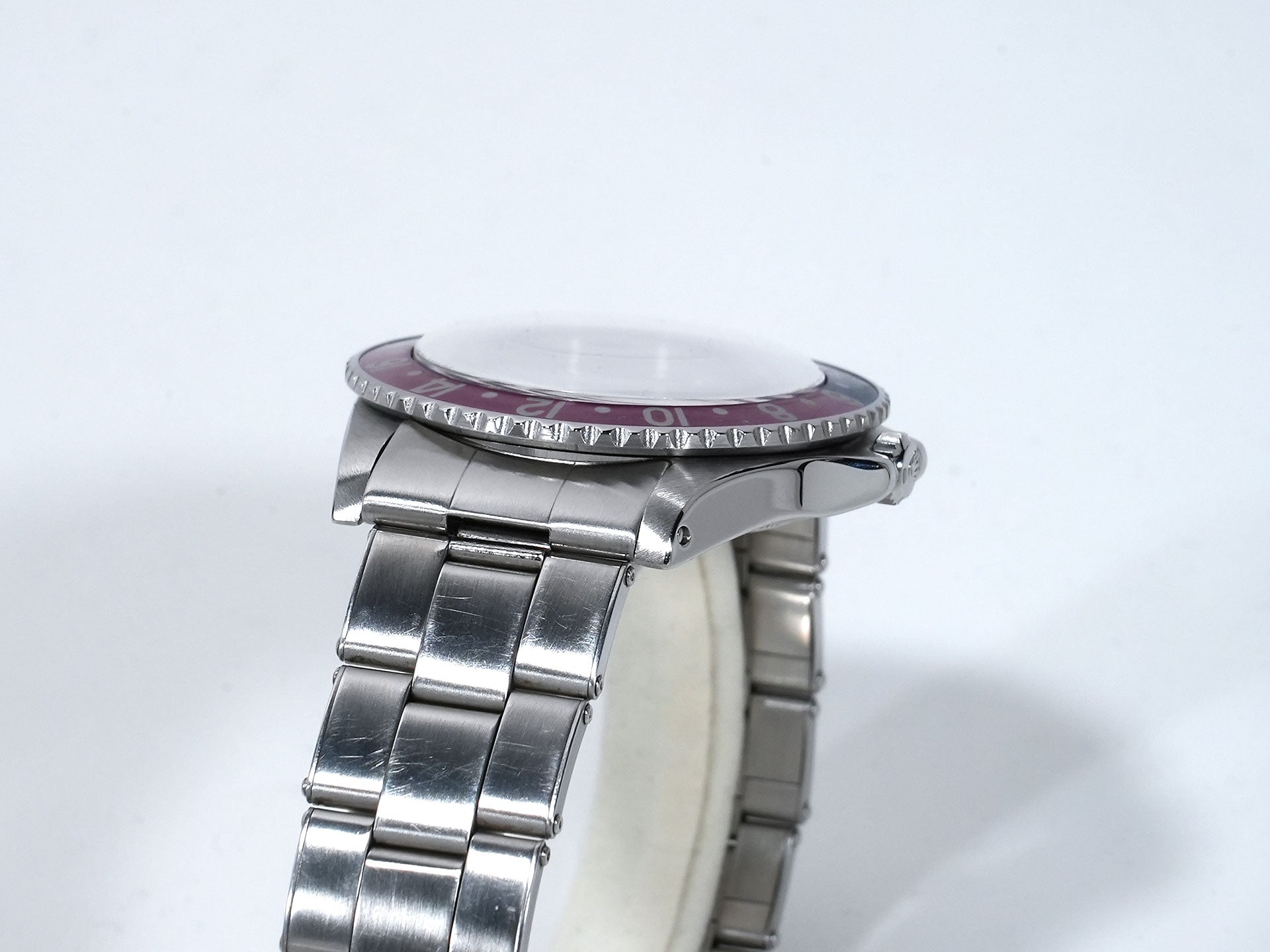 ロレックス GMTマスター Ref.1675 ステンレススチール ブラック文字盤 オイスターブレスレット 中古 ty7y9395