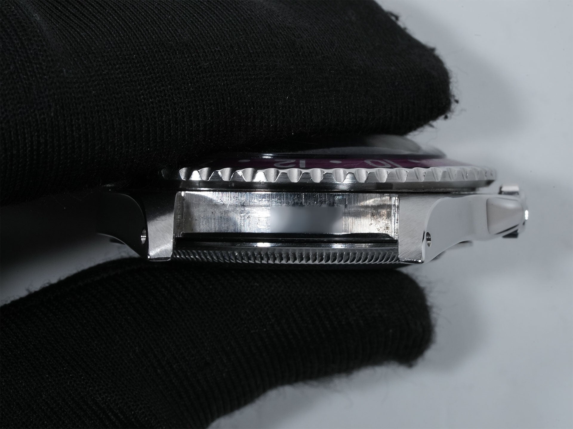 ロレックス GMTマスター Ref.1675 ステンレススチール ブラック文字盤 オイスターブレスレット 中古 ty7y9395