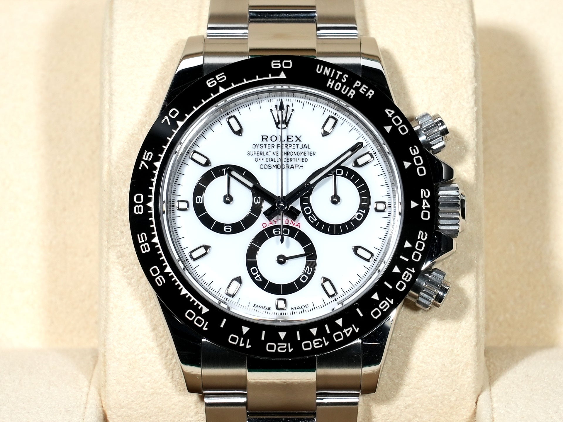 ロレックス デイトナ Ref.116500LN ステンレススチール ホワイト文字盤 中古 3bmmtxe5