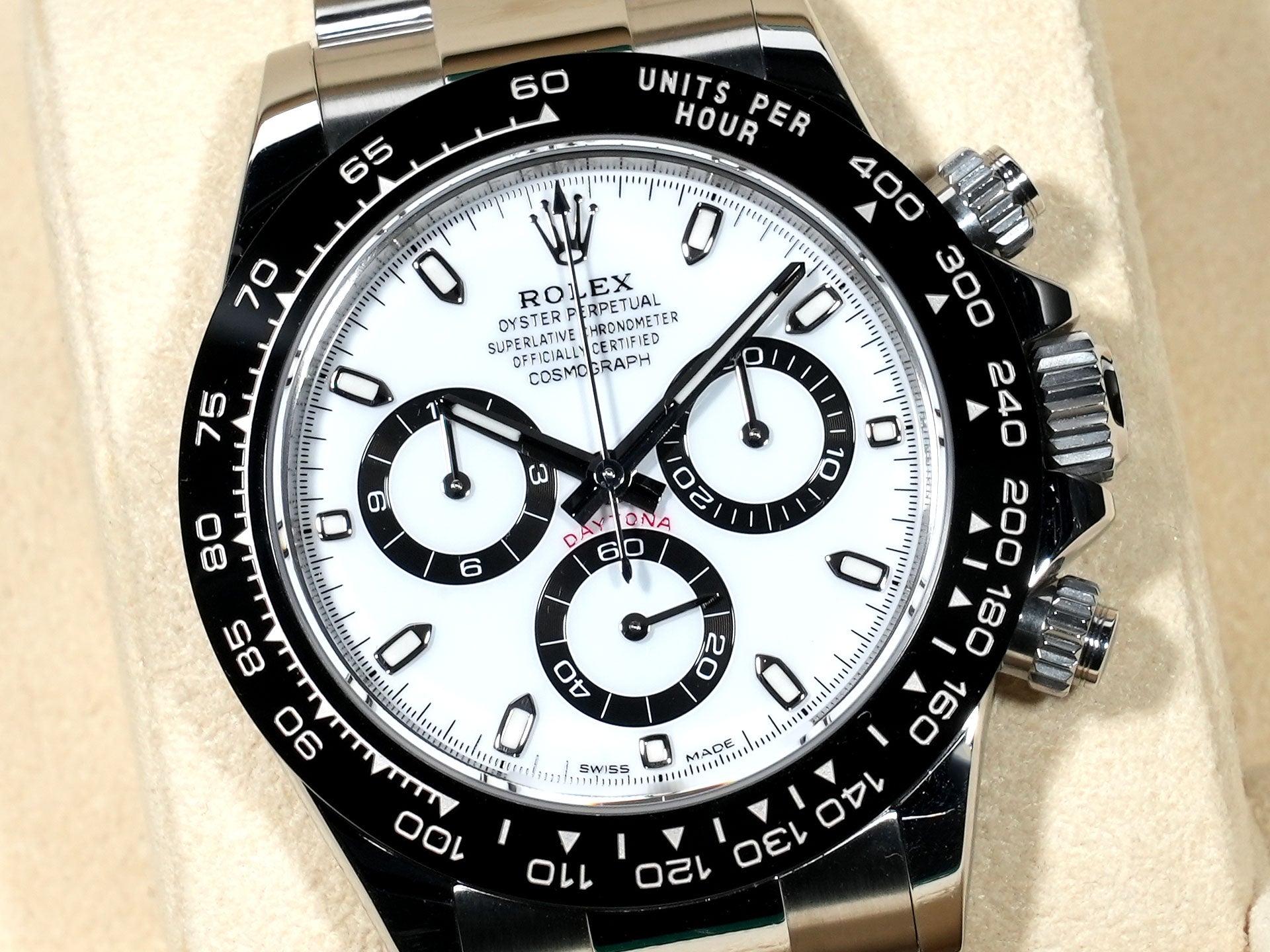 ロレックス デイトナ Ref.116500LN ステンレススチール ホワイト文字盤 中古 3bmmtxe5