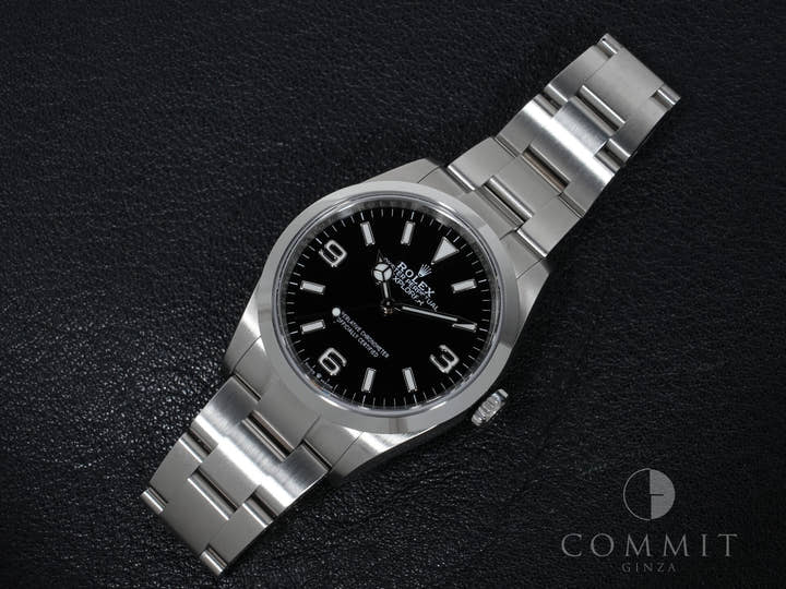 ロレックス エクスプローラー36 Ref.124270 ステンレススチール ブラック文字盤 オイスターブレスレット 美品 82j8dxem