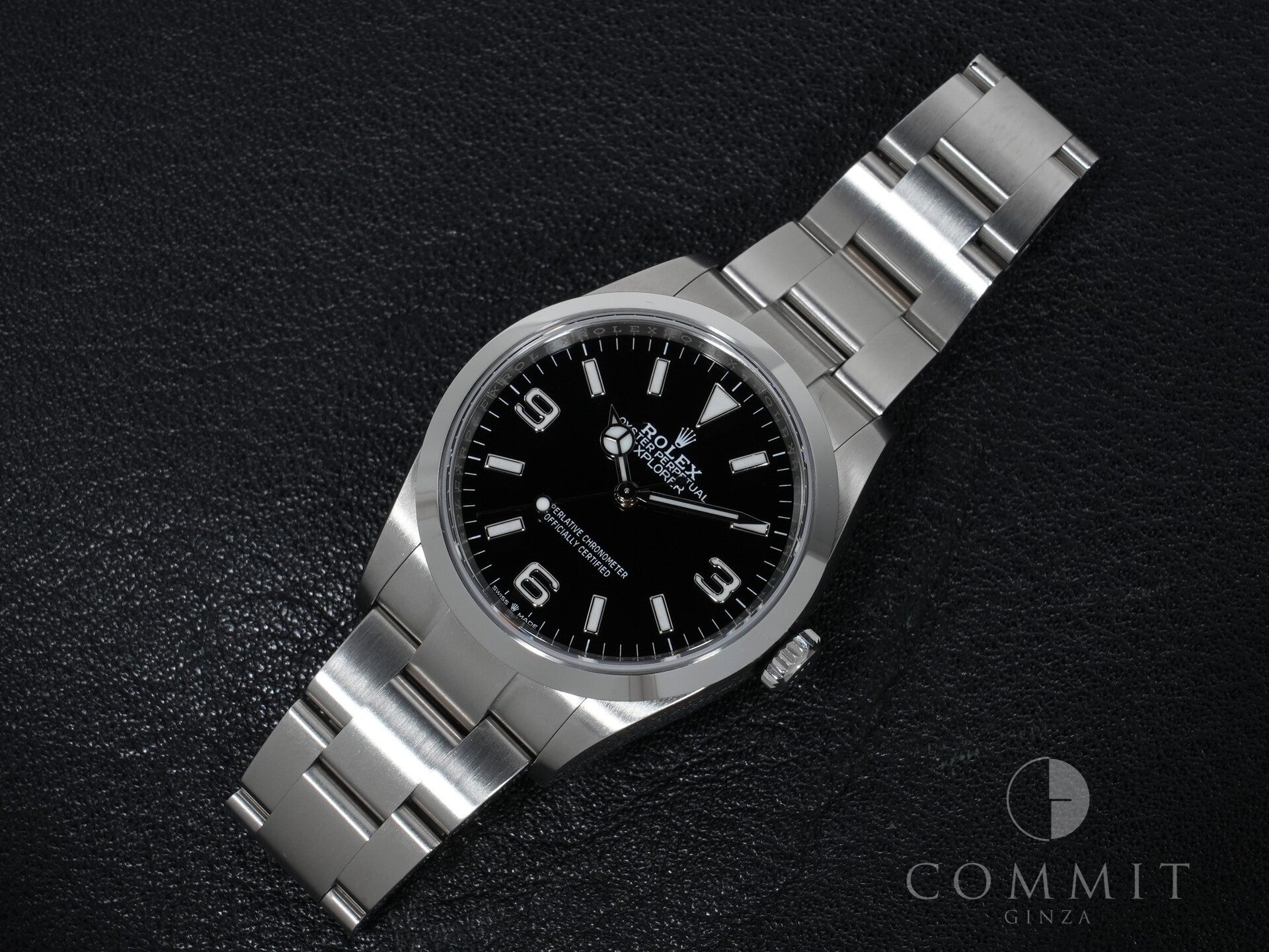 ロレックス エクスプローラー36 Ref.124270 ステンレススチール ブラック文字盤 オイスターブレスレット 美品 82j8dxem