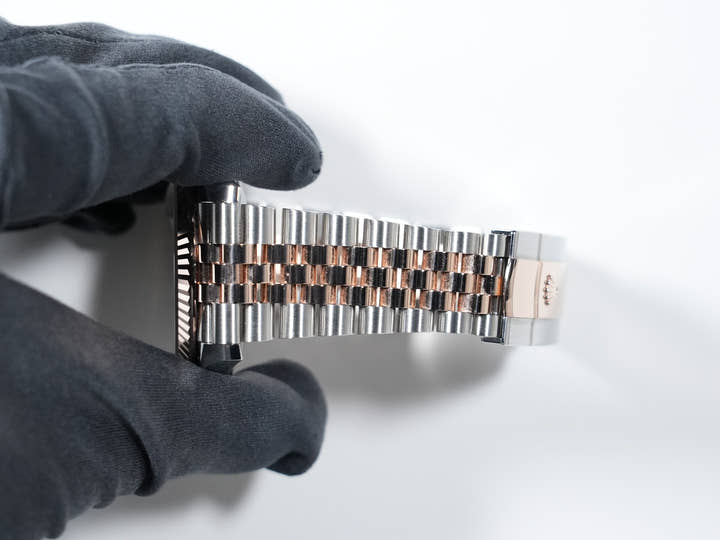 ロレックス デイトジャスト41 Ref.126331 ステンレススチール/エバーローズゴールド チョコレート文字盤 ジュビリーブレスレット 美品 ojxxr4gk