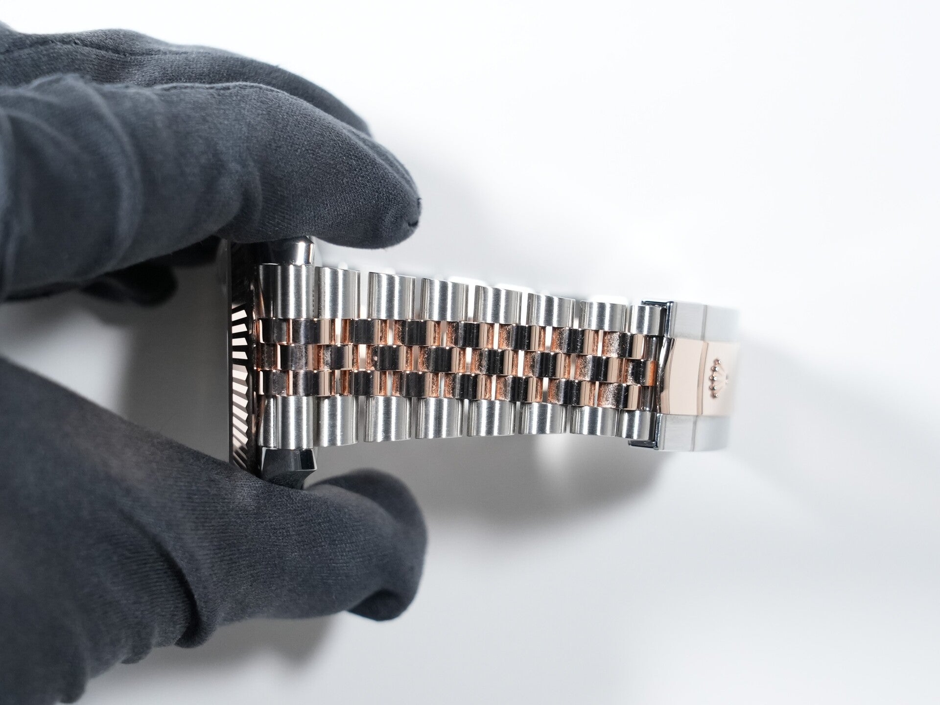 ロレックス デイトジャスト41 Ref.126331 ステンレススチール/エバーローズゴールド チョコレート文字盤 ジュビリーブレスレット 美品 ojxxr4gk