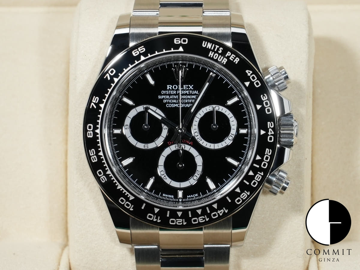 ロレックス デイトナ Ref.126500LN ステンレススチール ブラック文字盤 未使用 y8jfiu78