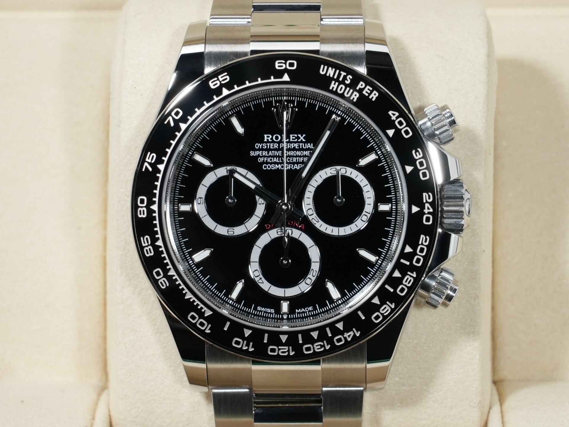 ロレックス デイトナ Ref.126500LN ステンレススチール ブラック文字盤 未使用 y8jfiu78