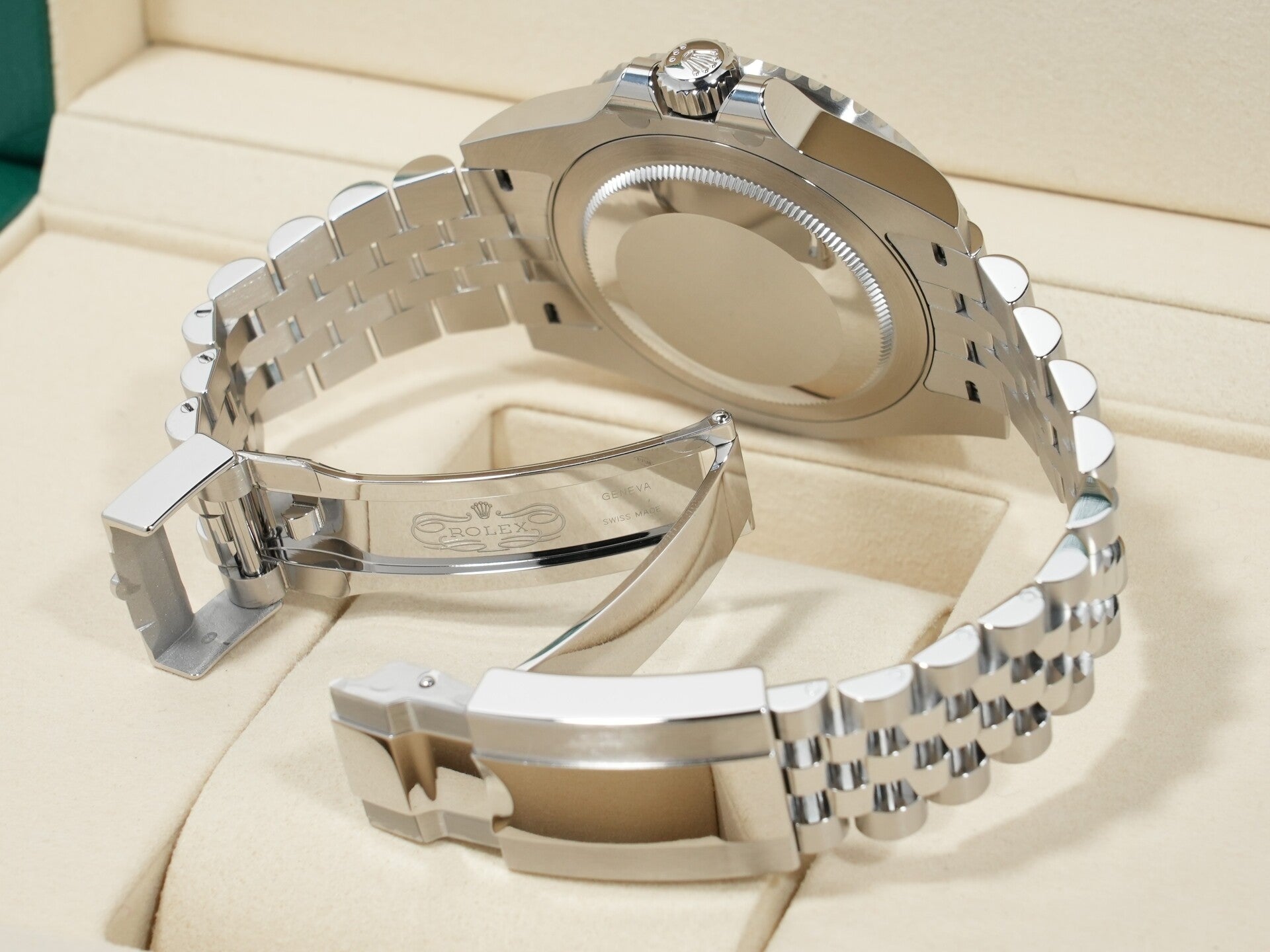 ロレックス GMTマスターII Ref.126710BLRO ステンレススチール ブラック文字盤 ジュビリーブレスレット 未使用 fbyriqun