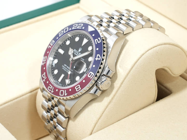 ロレックス GMTマスターII Ref.126710BLRO ステンレススチール ブラック文字盤 ジュビリーブレスレット 未使用 bipg4jw4