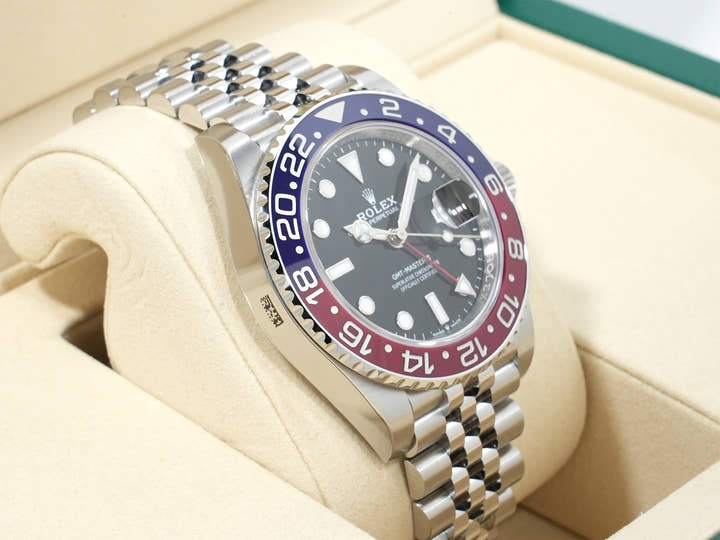 ロレックス GMTマスターII Ref.126710BLRO ステンレススチール ブラック文字盤 ジュビリーブレスレット 未使用 bipg4jw4