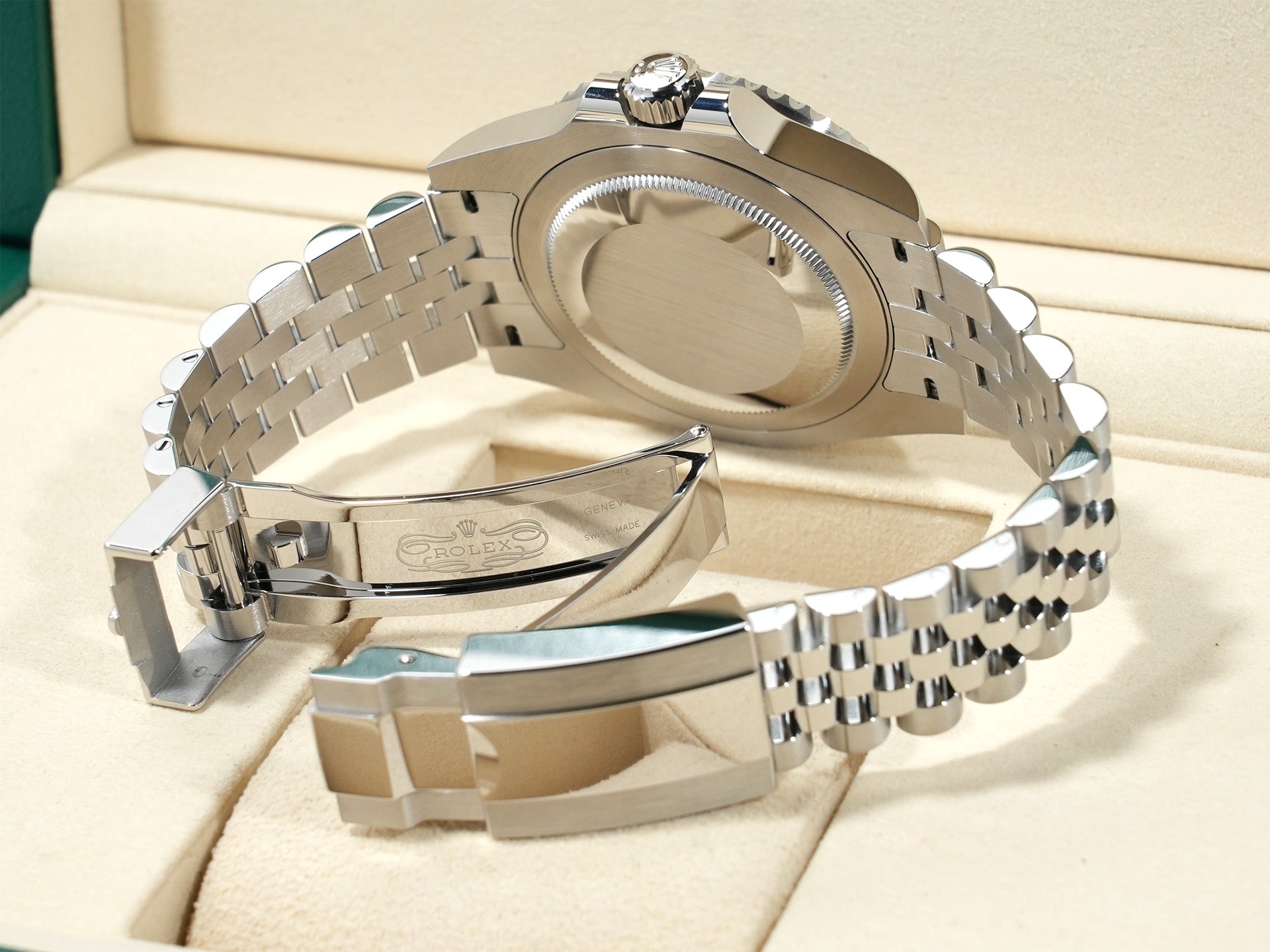 ロレックス GMTマスターII Ref.126710GRNR ステンレススチール ブラック文字盤 ジュビリーブレスレット 未使用 kac2ehex