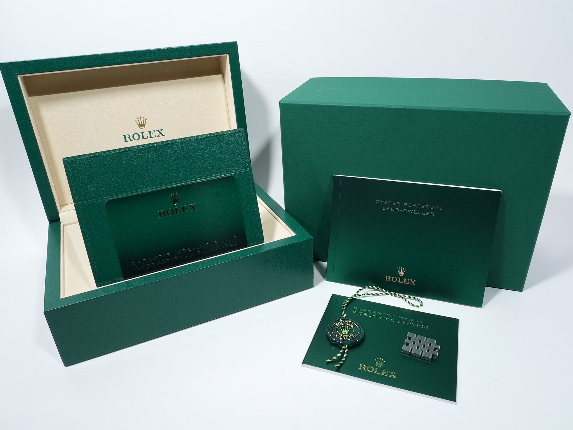 ロレックス ランドドゥエラー Ref.127234 ステンレススチール/ホワイトゴールド ホワイト文字盤 ジュビリーブレスレット 未使用 xvqa3j3y