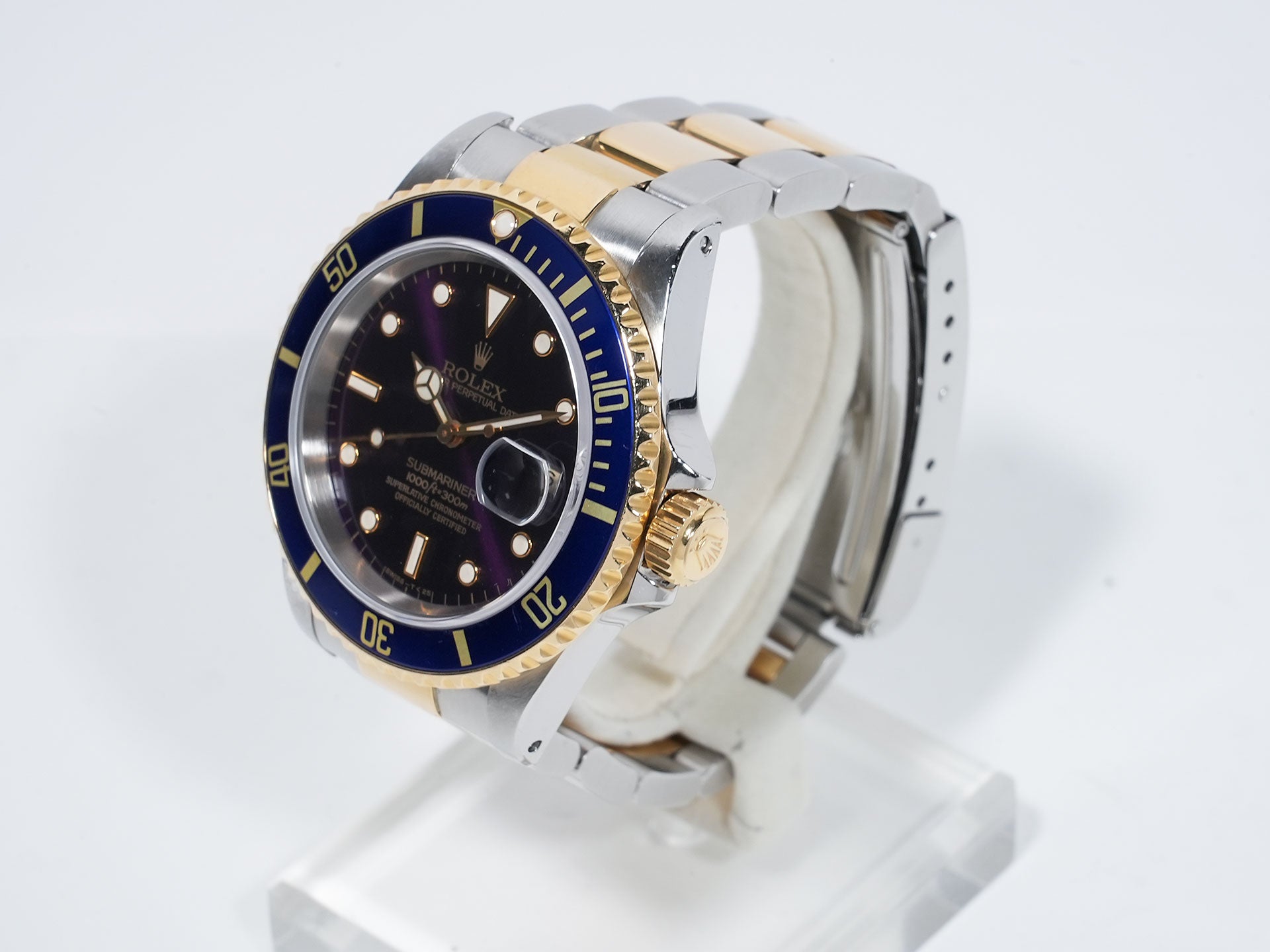 ロレックス サブマリーナー デイト Ref.16613 ステンレススチール/イエローゴールド ブルー文字盤 中古 4zbzf723