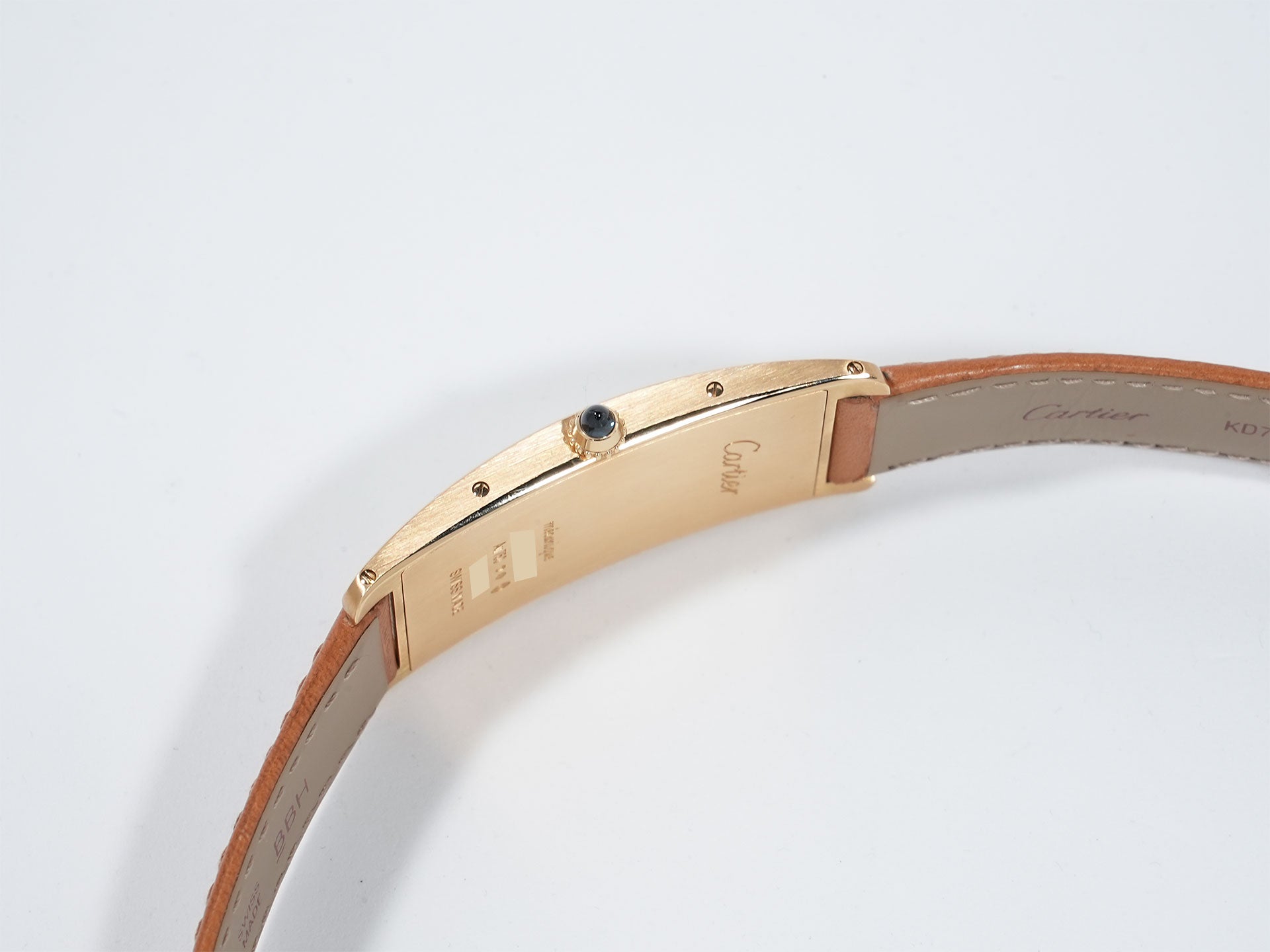 カルティエ タンク サントレ Ref.WGTA0057 イエローゴールド ベージュ文字盤 中古 5t8x23po