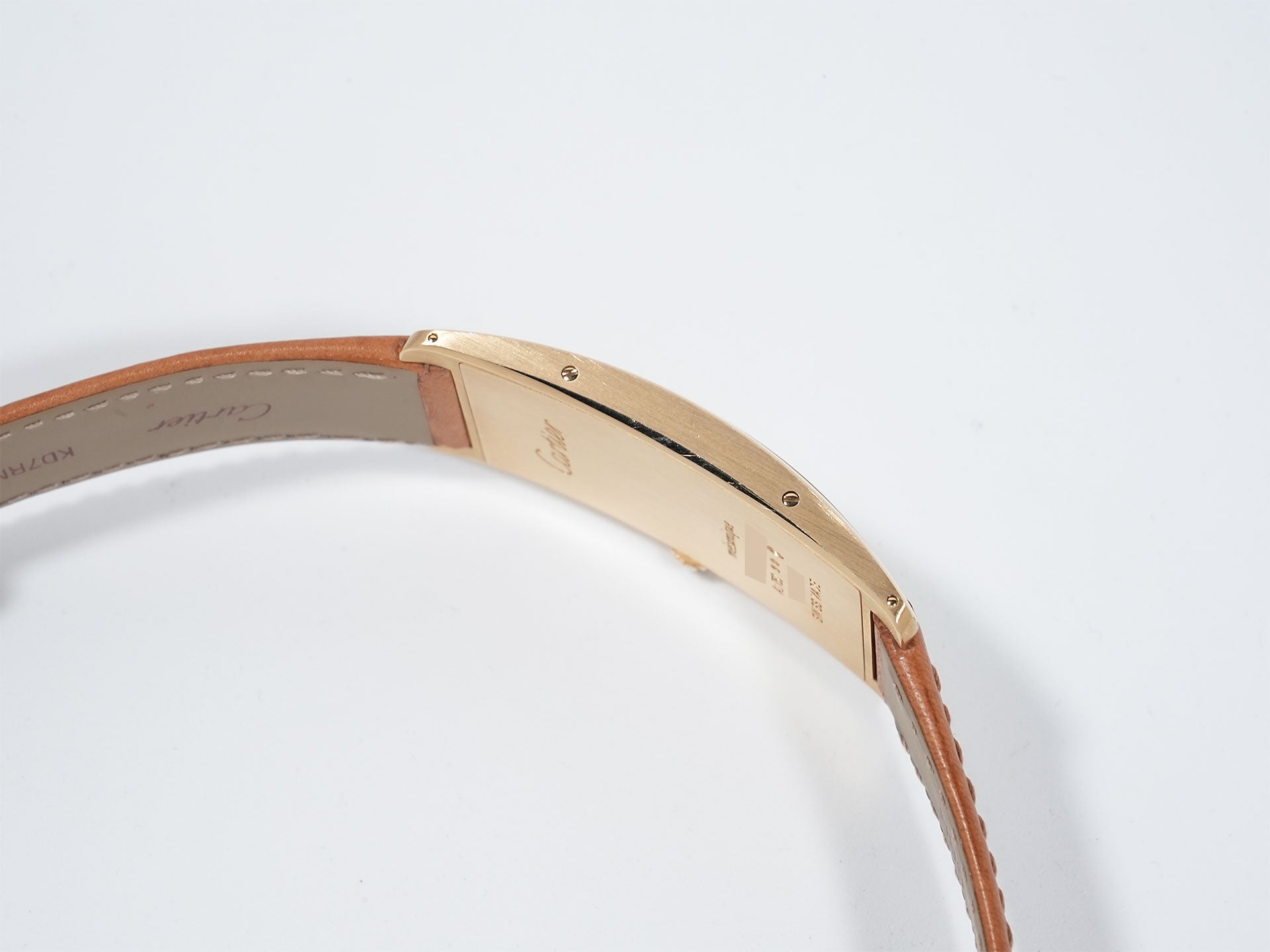 カルティエ タンク サントレ Ref.WGTA0057 イエローゴールド ベージュ文字盤 中古 5t8x23po