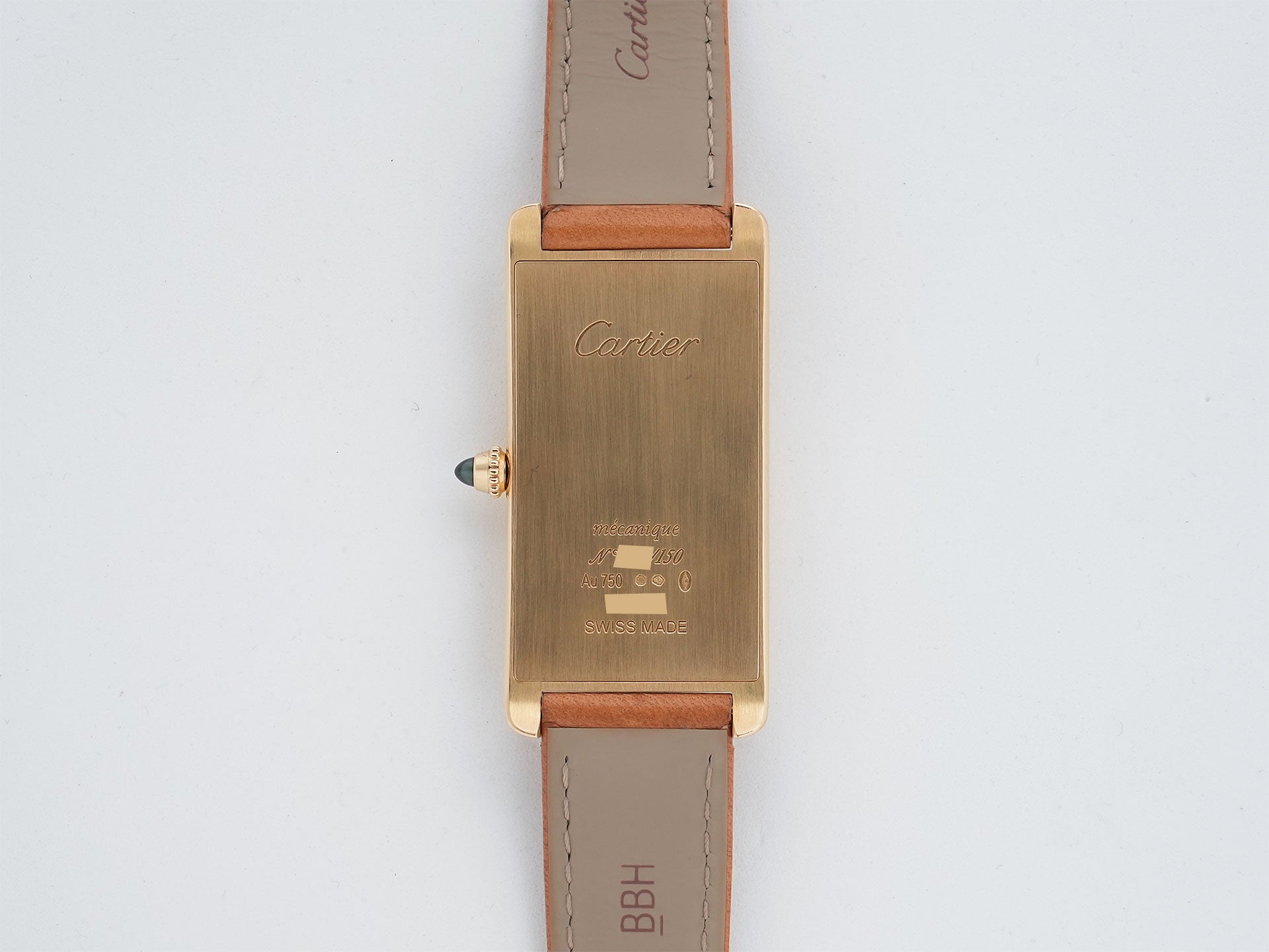 カルティエ タンク サントレ Ref.WGTA0057 イエローゴールド ベージュ文字盤 中古 5t8x23po