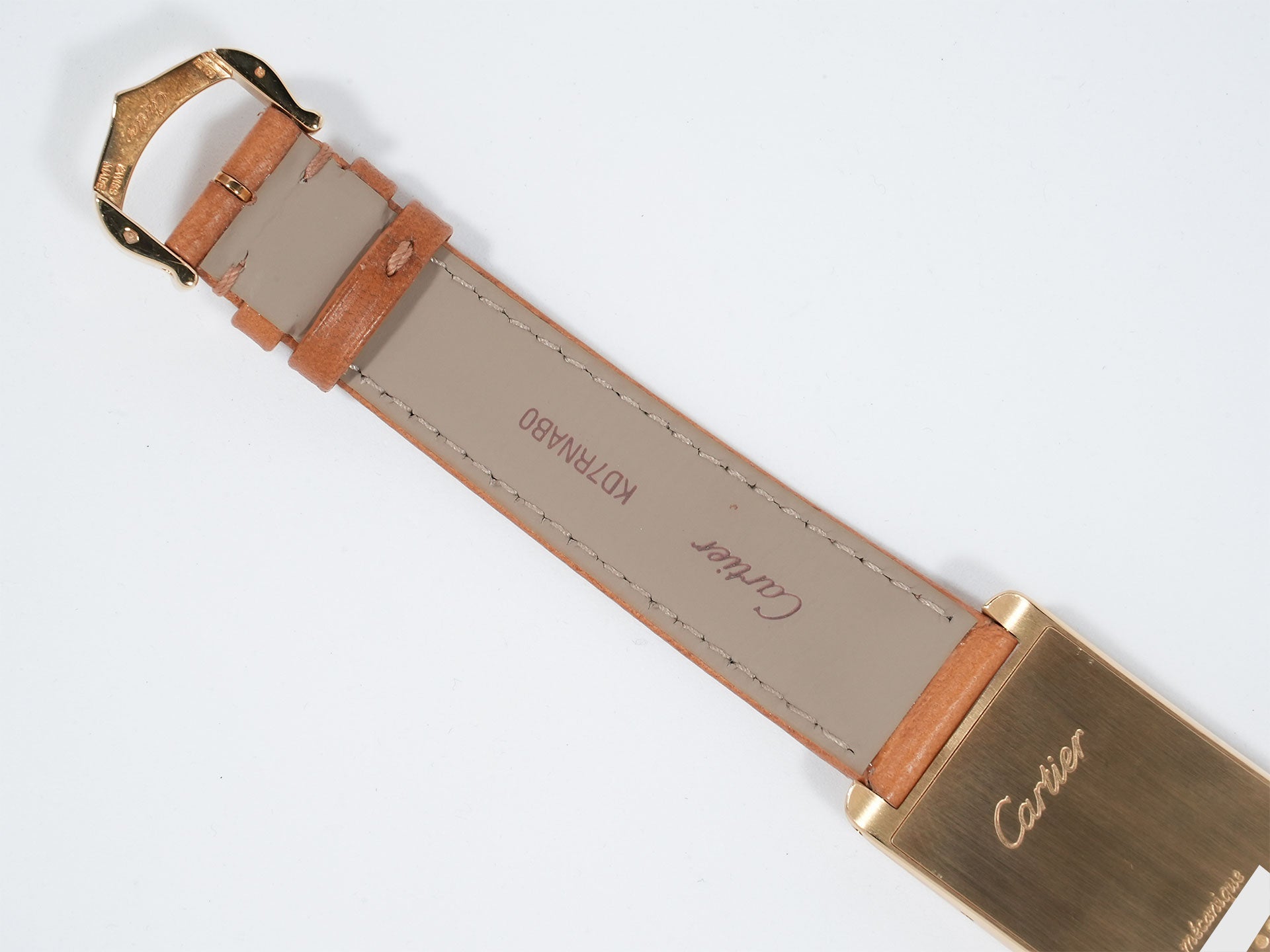 カルティエ タンク サントレ Ref.WGTA0057 イエローゴールド ベージュ文字盤 中古 5t8x23po