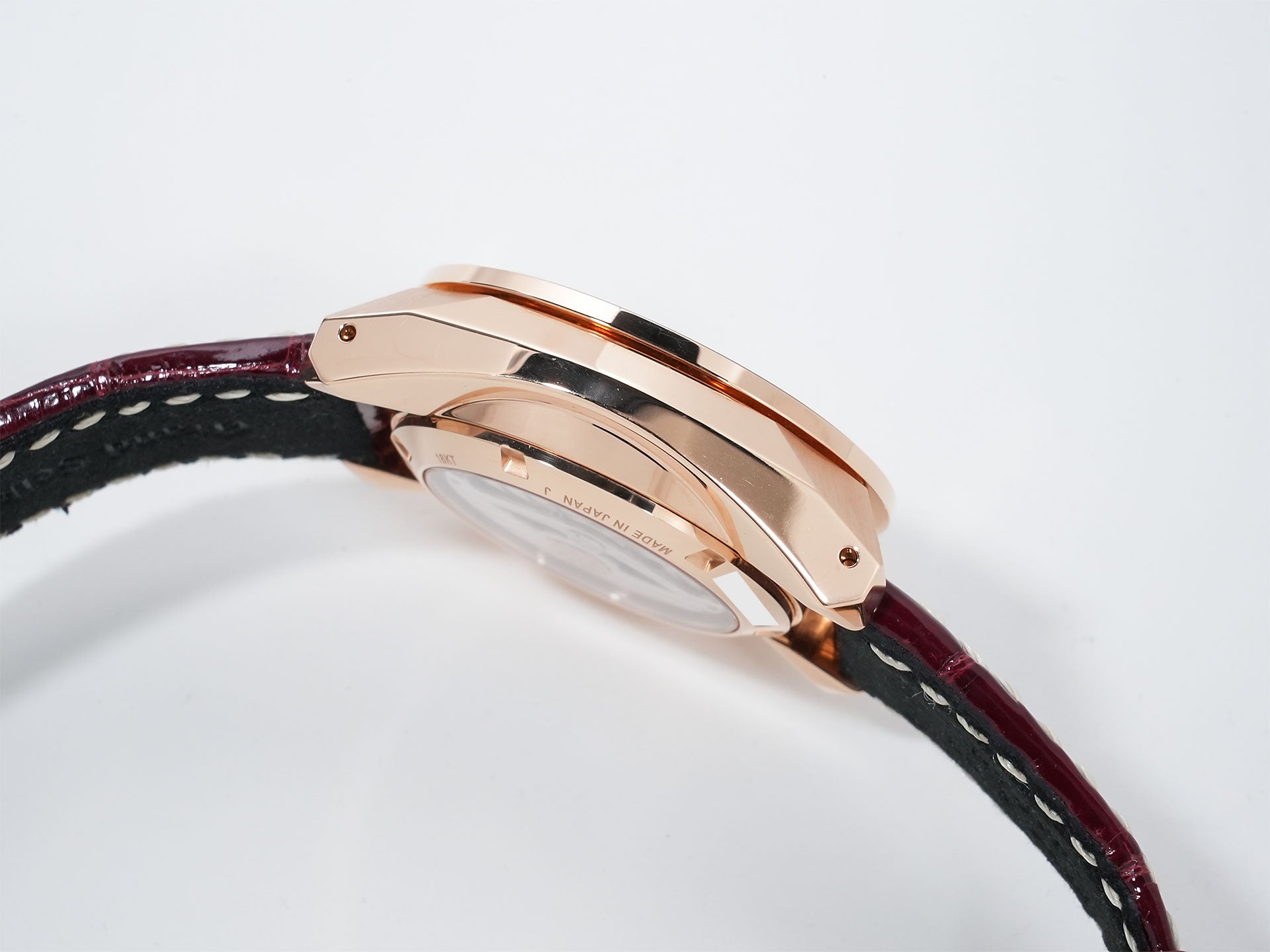 グランドセイコー スポーツコレクション スプリングドライブ20周年記念限定モデル Ref.SBGC230 ピンクゴールド ダークレッド文字盤 中古 mf78oi48