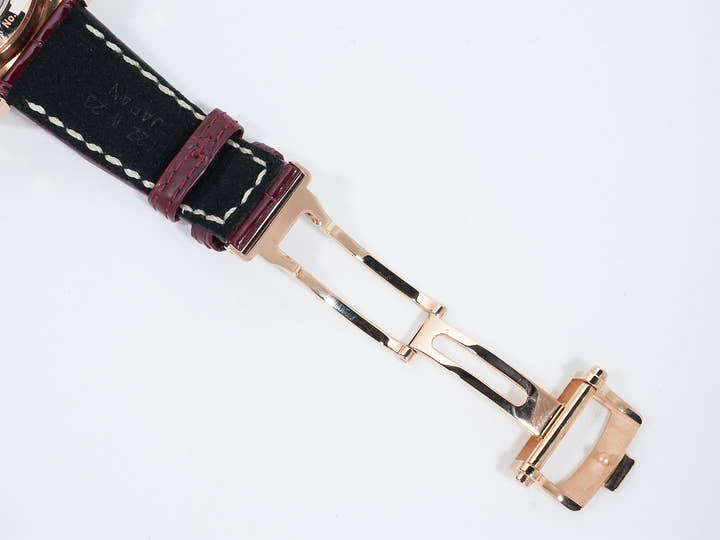 グランドセイコー スポーツコレクション スプリングドライブ20周年記念限定モデル Ref.SBGC230 ピンクゴールド ダークレッド文字盤 中古 mf78oi48