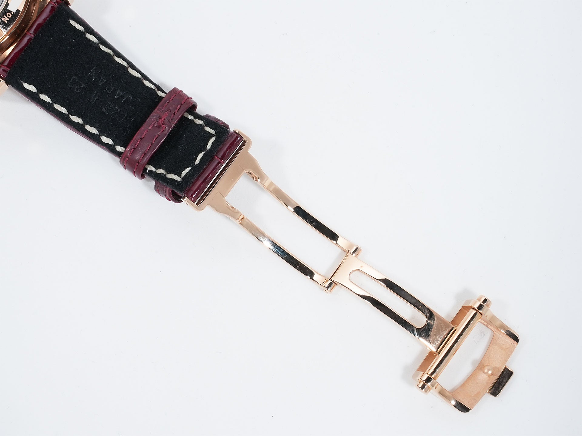 グランドセイコー スポーツコレクション スプリングドライブ20周年記念限定モデル Ref.SBGC230 ピンクゴールド ダークレッド文字盤 中古 mf78oi48