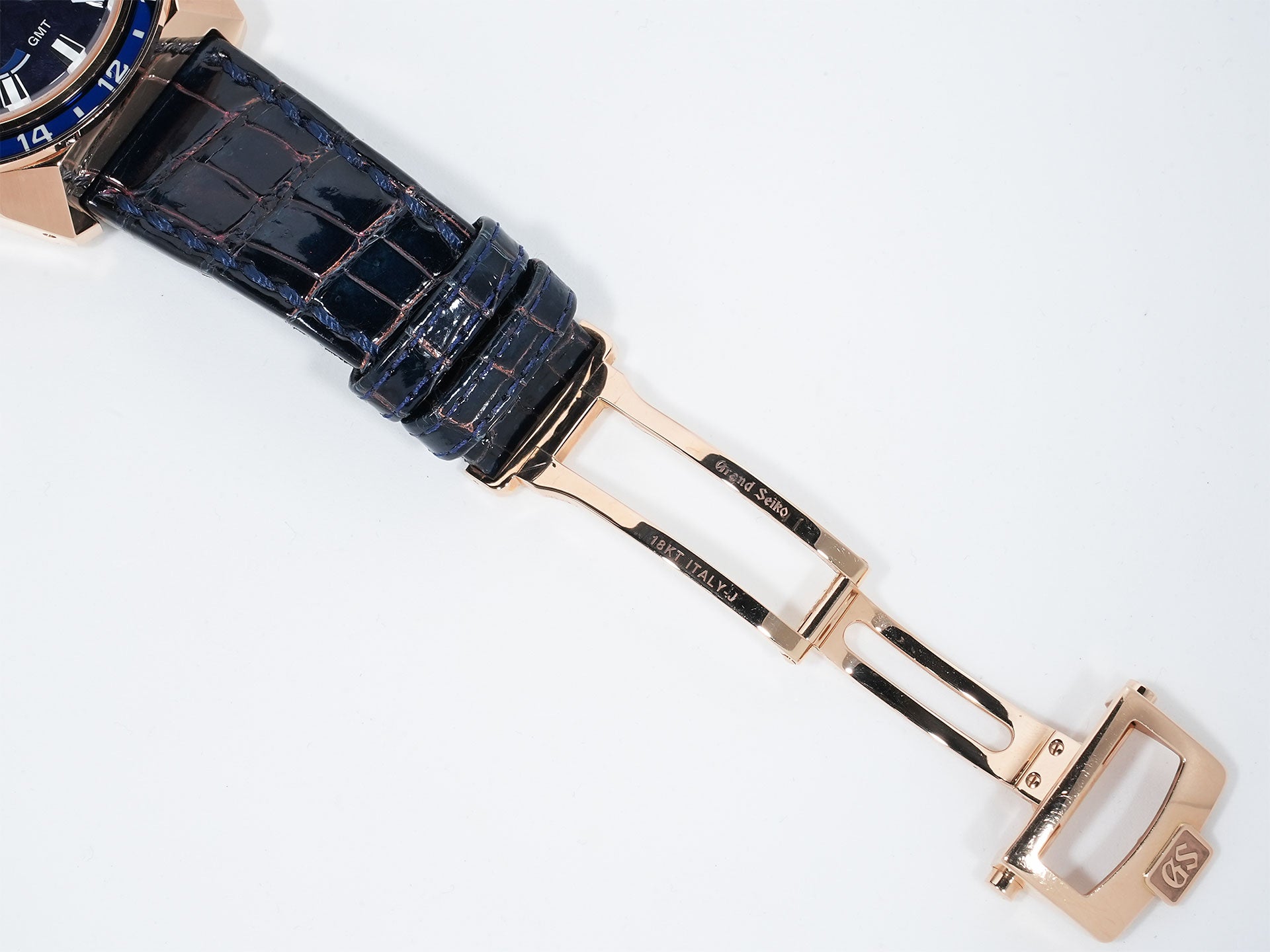 グランドセイコー スポーツコレクション グランドセイコー60周年記念限定モデル Ref.SBGC238 ピンクゴールド ブルー文字盤 中古 p7pvheir