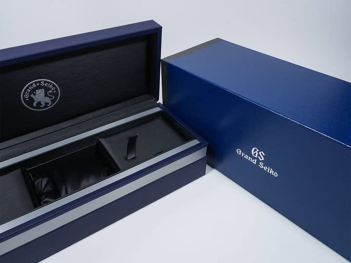 グランドセイコー スポーツコレクション グランドセイコー60周年記念限定モデル Ref.SBGC238 ピンクゴールド ブルー文字盤 中古 p7pvheir