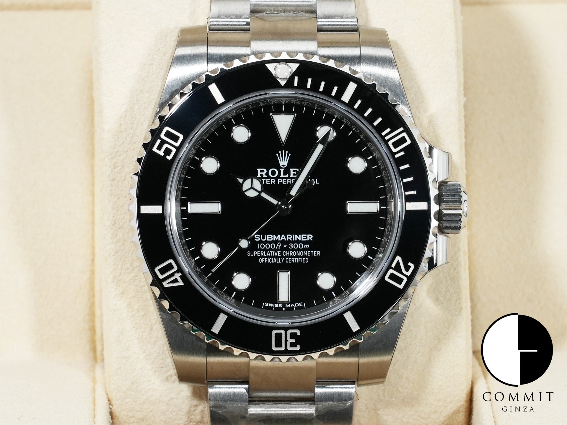 ロレックス サブマリーナー ノンデイト Ref.114060 ステンレススチール ブラック文字盤 未使用 czb6gxom