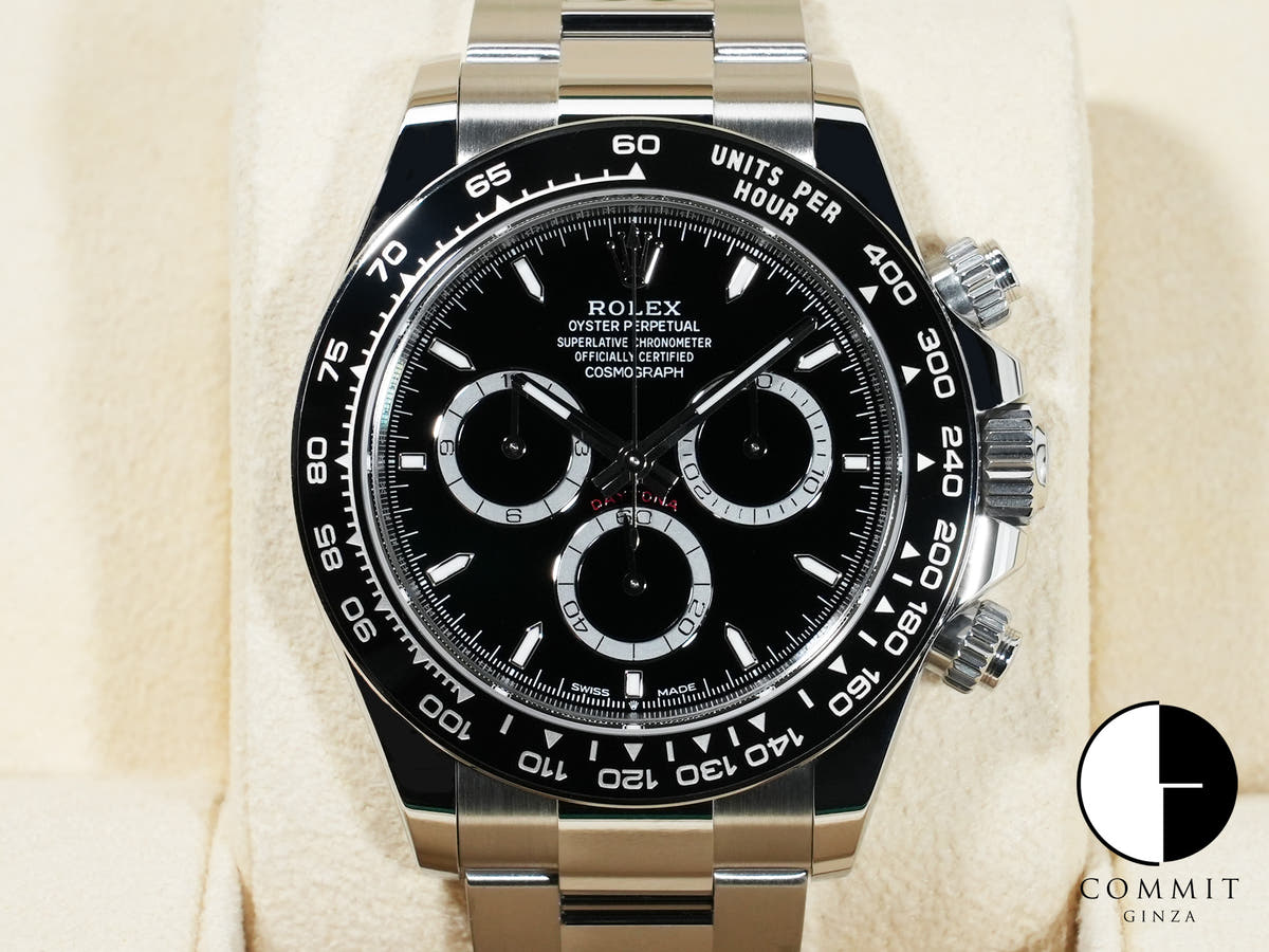 ロレックス デイトナ Ref.126500LN ステンレススチール ブラック文字盤 未使用 izba2ioh