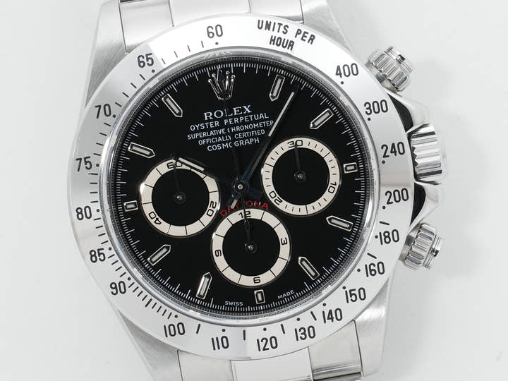 ロレックス デイトナ エルプリメロ Ref.16520 ステンレススチール ブラック文字盤 中古 73iw8tzz