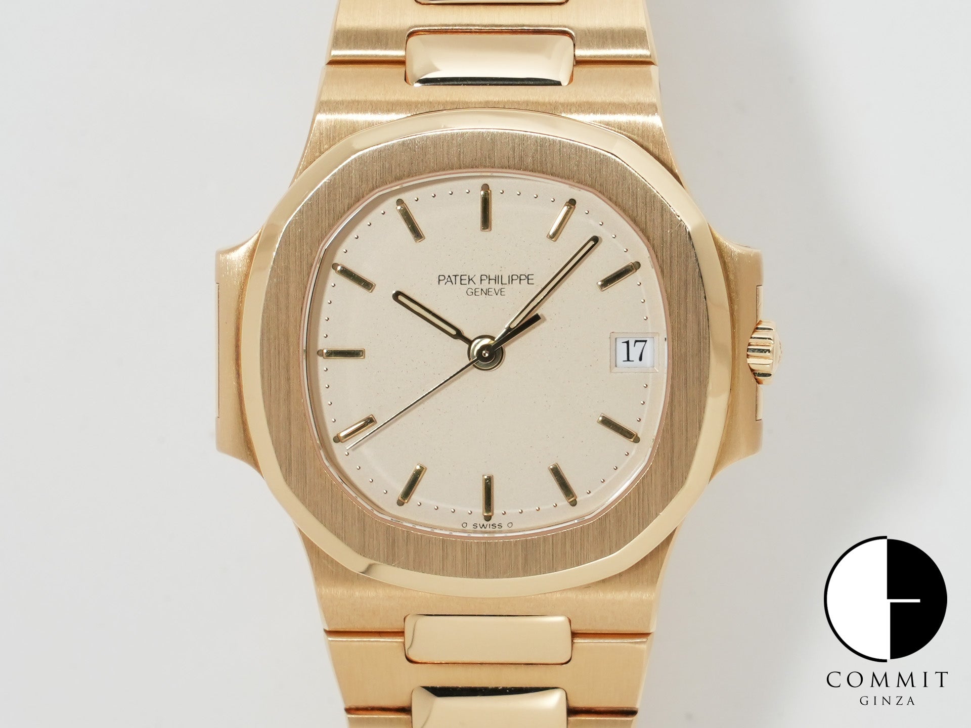 パテックフィリップ ノーチラス Ref.3800/1J-001 イエローゴールド ホワイト文字盤 美品 3zxi5qe7