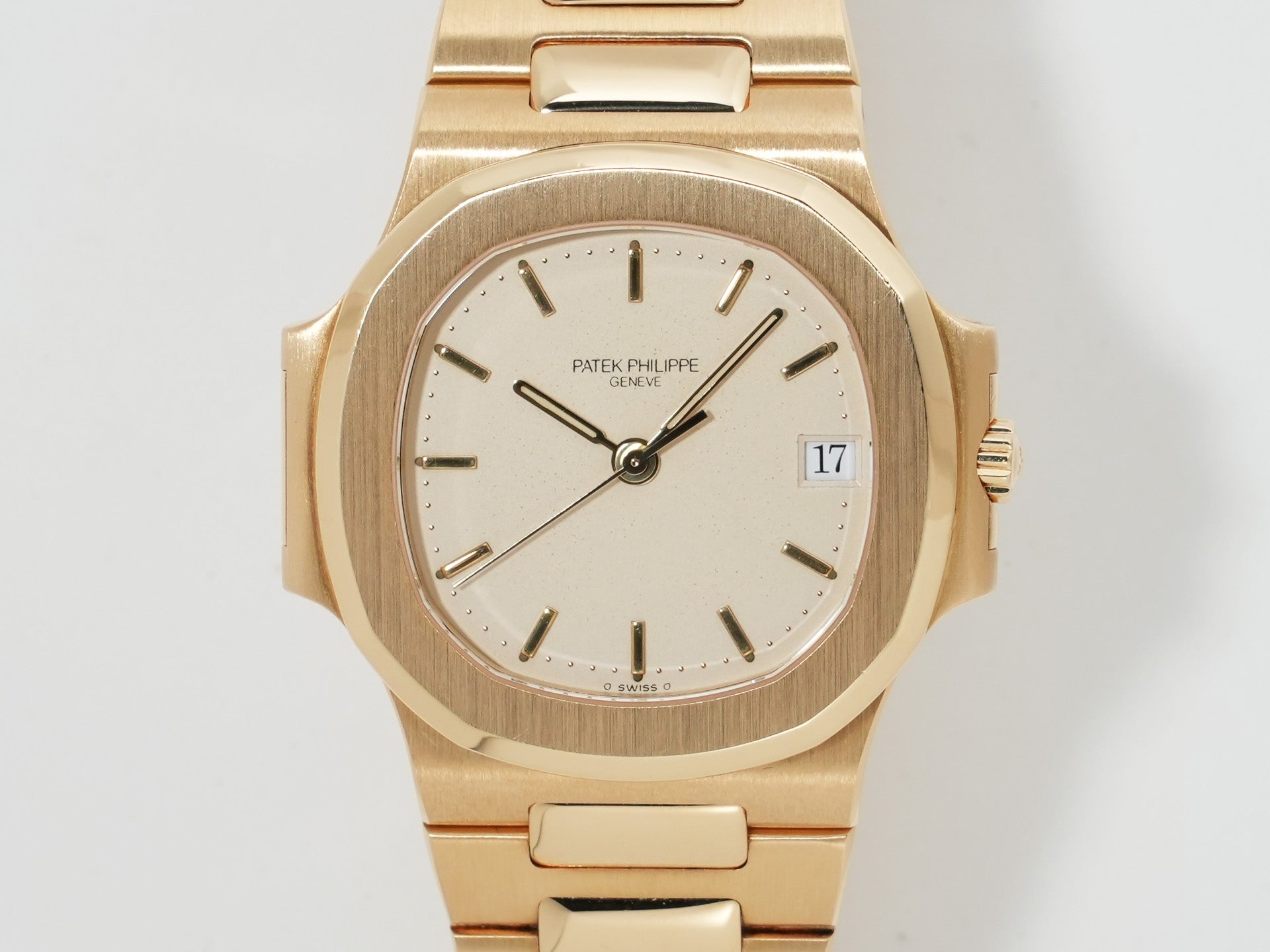 パテックフィリップ ノーチラス Ref.3800/1J-001 イエローゴールド ホワイト文字盤 美品 3zxi5qe7