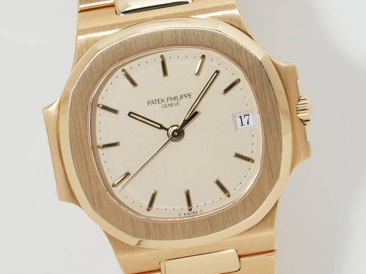 パテックフィリップ ノーチラス Ref.3800/1J-001 イエローゴールド ホワイト文字盤 美品 3zxi5qe7