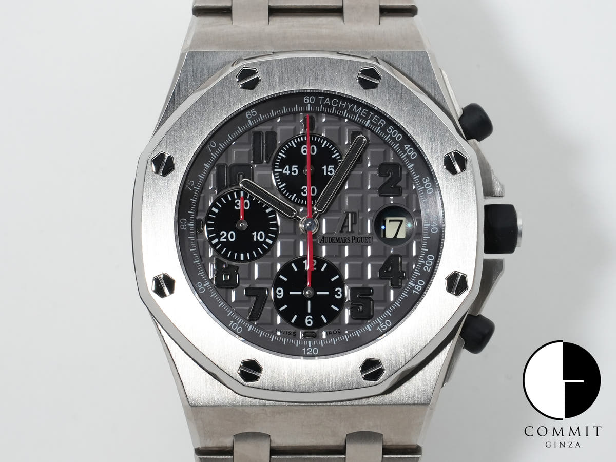 オーデマピゲ ロイヤルオーク オフショア クロノグラフ Ref.26170TI.OO.1000TI.01 チタン グレー×ブラック文字盤 美中古 ss5hnrt4