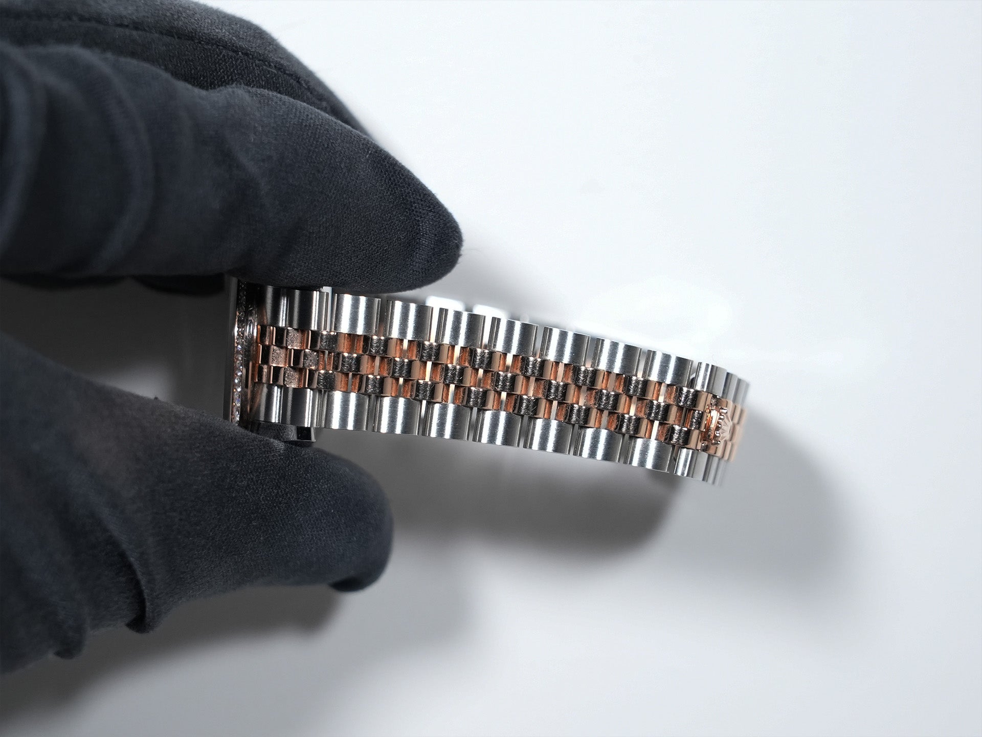 ロレックス デイトジャスト28 Ref.279381RBR ステンレススチールxエバーローズゴールド ホワイトシェルx10Pダイヤ文字盤 美中古 nnddb3uq