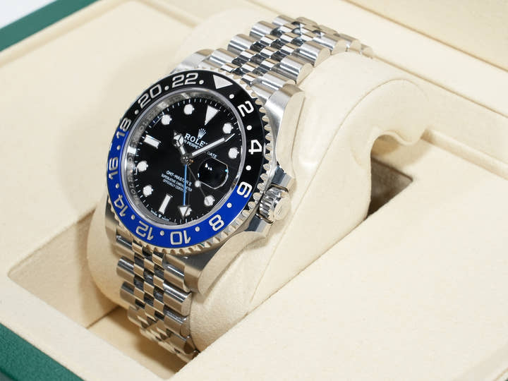 ロレックス GMTマスターII Ref.126710BLNR ステンレススチール ブラック文字盤 ジュビリーブレスレット 未使用 3huqsmnb