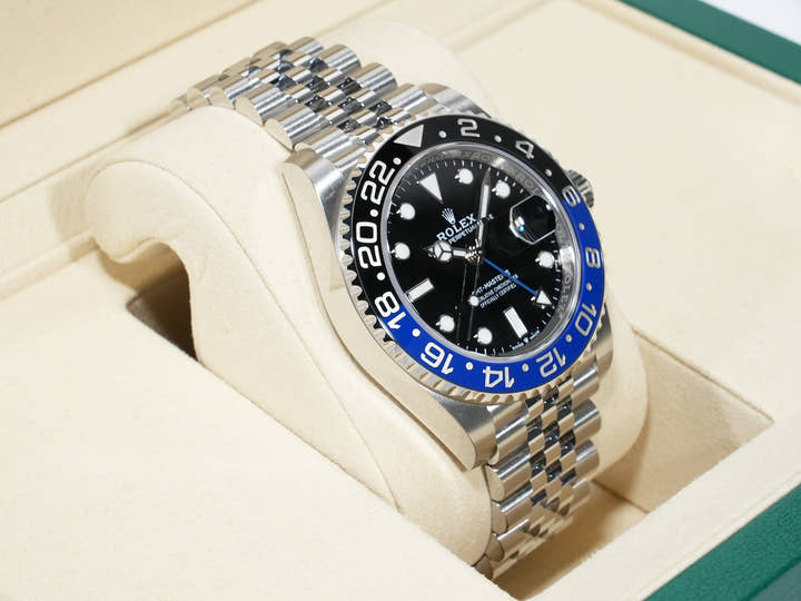 ロレックス GMTマスターII Ref.126710BLNR ステンレススチール ブラック文字盤 ジュビリーブレスレット 未使用 3huqsmnb
