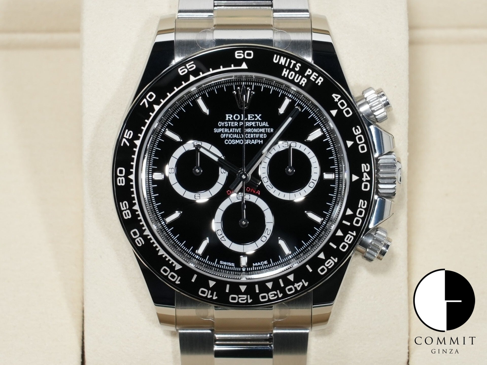 ロレックス デイトナ Ref.126500LN ステンレススチール ブラック文字盤 未使用 bkodafms