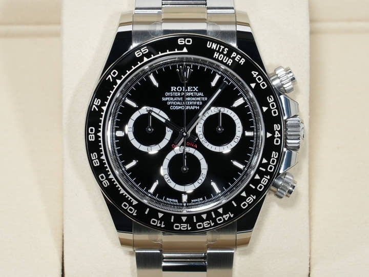 ロレックス デイトナ Ref.126500LN ステンレススチール ブラック文字盤 未使用 bkodafms