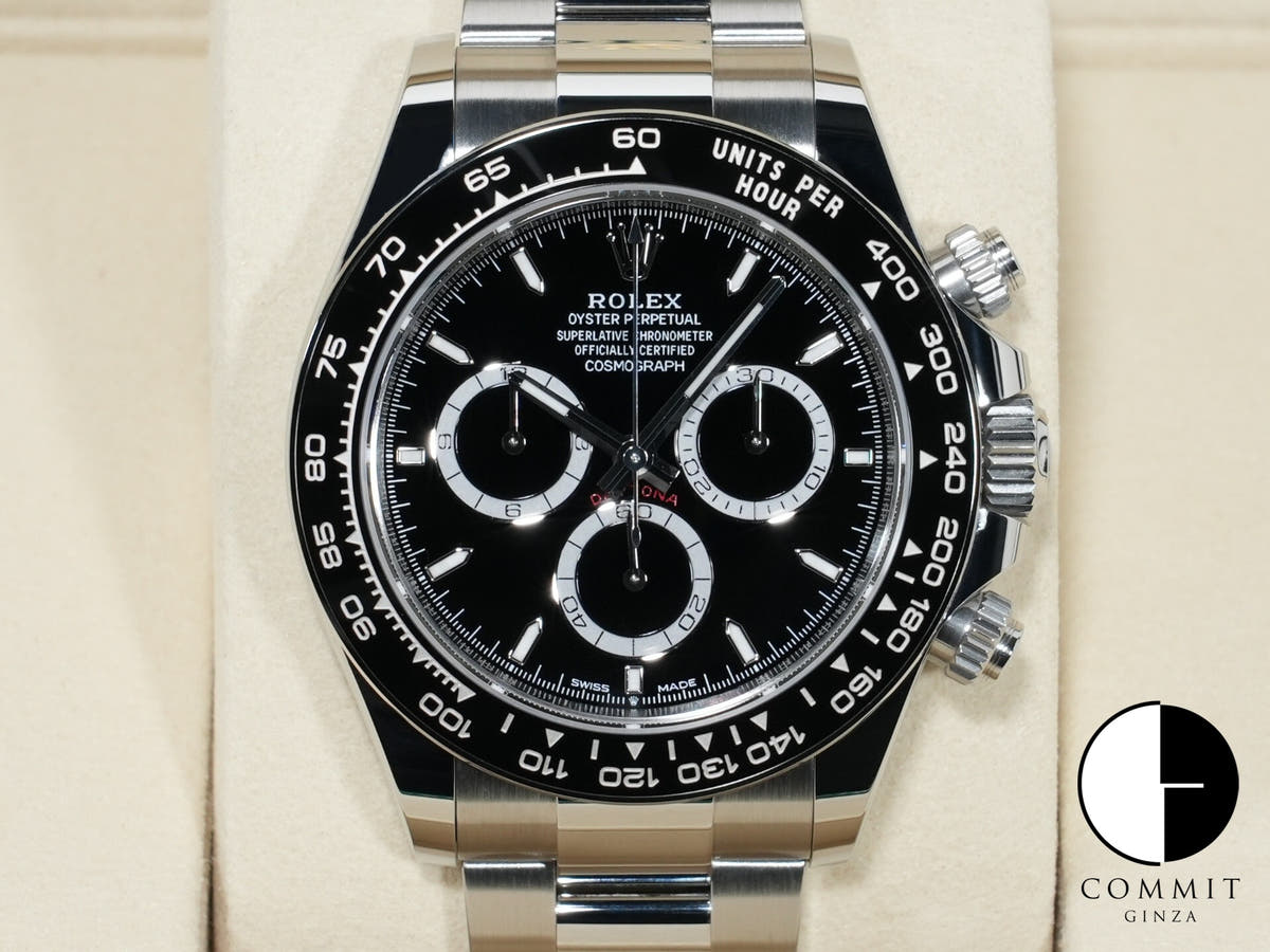 ロレックス デイトナ Ref.126500LN ステンレススチール ブラック文字盤 未使用 fypdkapj