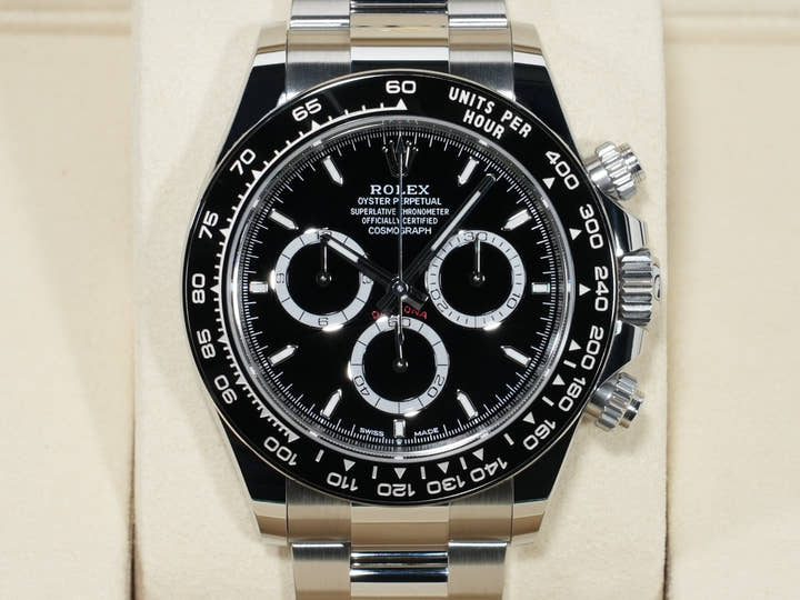 ロレックス デイトナ Ref.126500LN ステンレススチール ブラック文字盤 未使用 fypdkapj