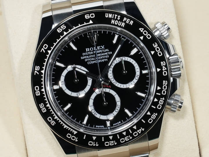 ロレックス デイトナ Ref.126500LN ステンレススチール ブラック文字盤 未使用 fypdkapj