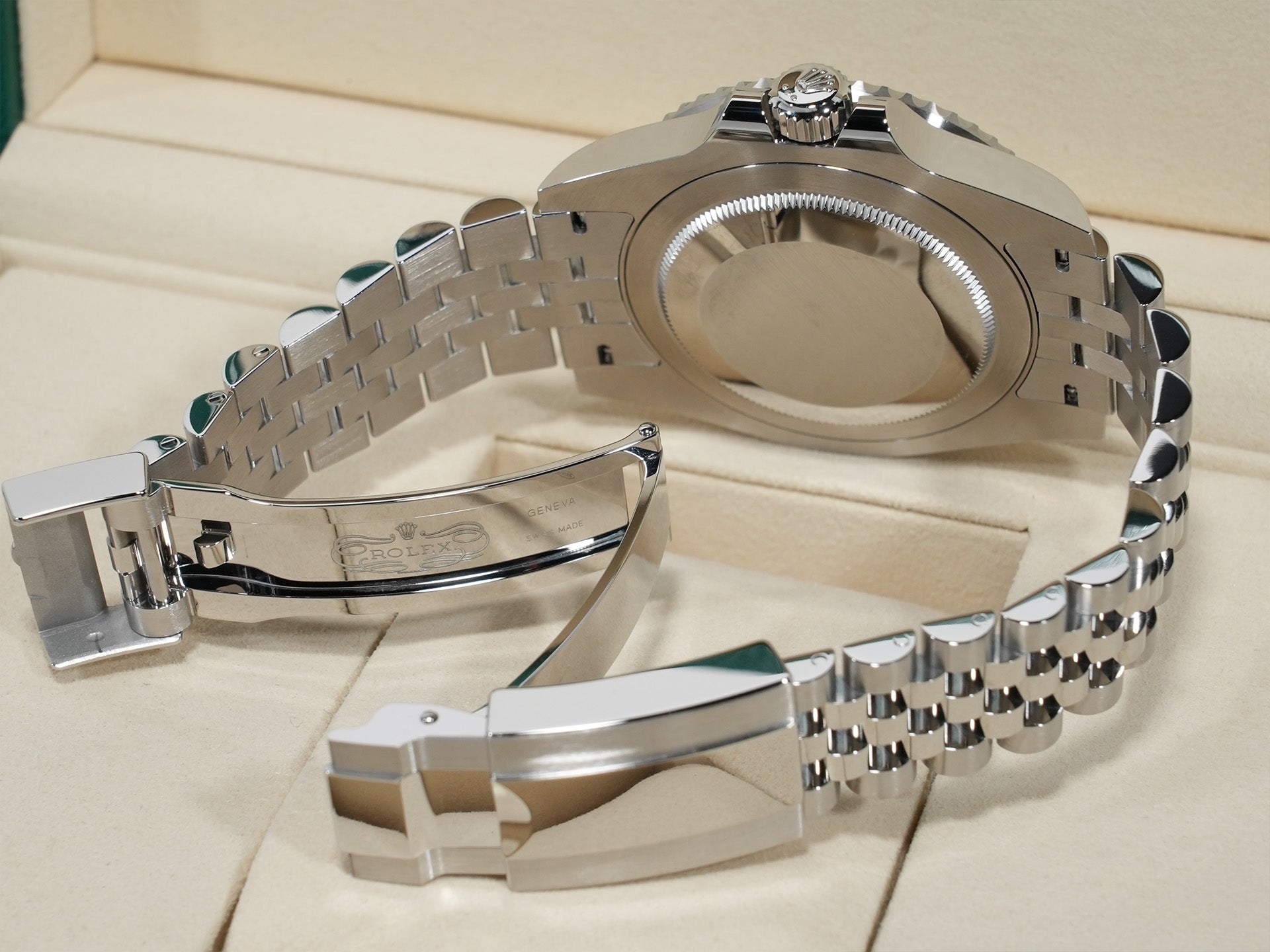 ロレックス GMTマスターII Ref.126710GRNR ステンレススチール ブラック文字盤 ジュビリーブレスレット 未使用 bpmpzj77