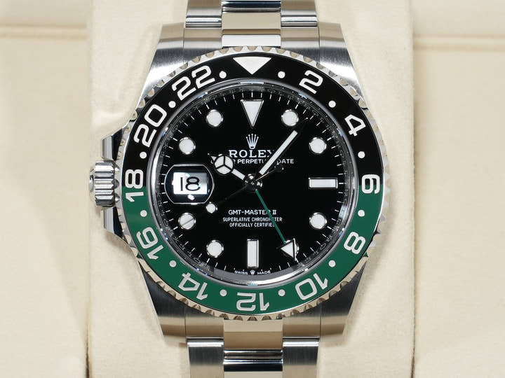 ロレックス GMTマスターII Ref.126720VTNR ステンレススチール ブラック文字盤 オイスターブレスレット 未使用 qvxm67by