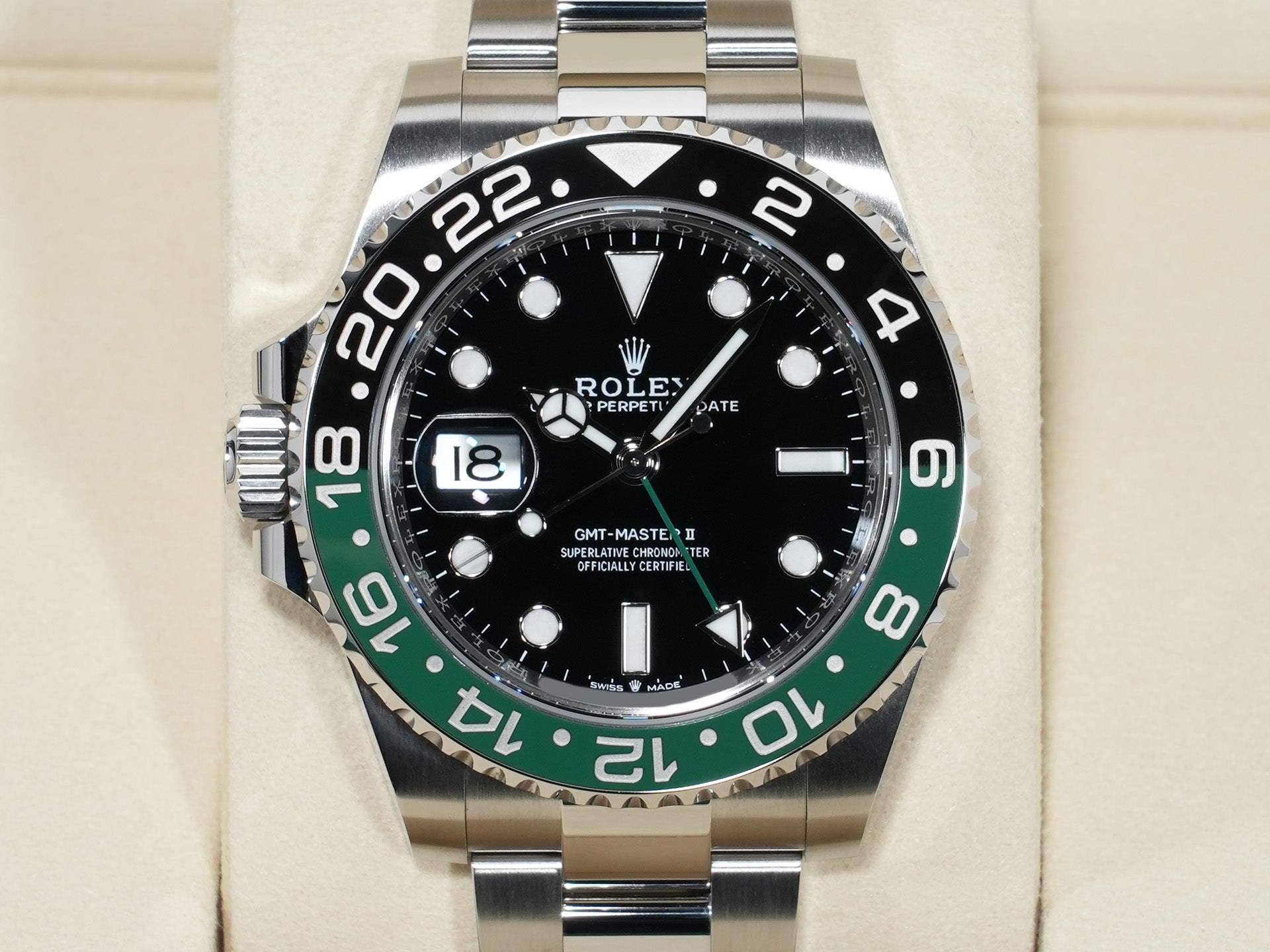 ロレックス GMTマスターII Ref.126720VTNR ステンレススチール ブラック文字盤 オイスターブレスレット 未使用 qvxm67by